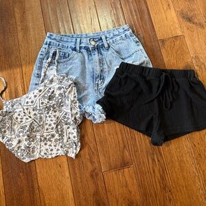 SHEIN Shorts and Top Bundle